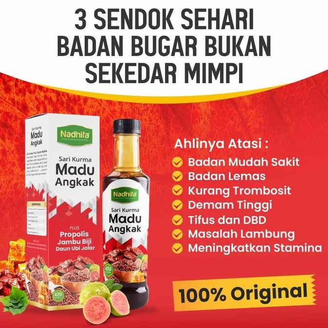 

BARU MADU SARI KURMA ANGKAK NADHIFA ATASI DEMAM DBD THYPUS