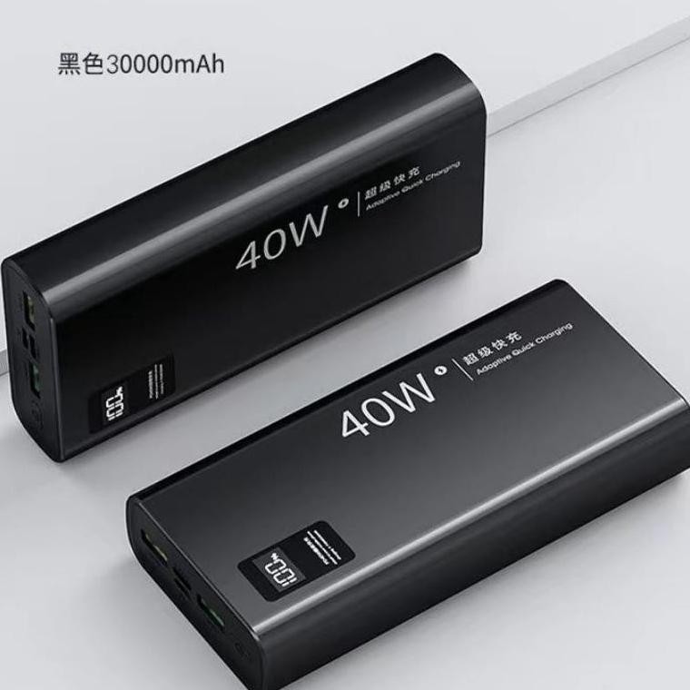 Powerbank Daya 30000-50000 Mah Tas LED