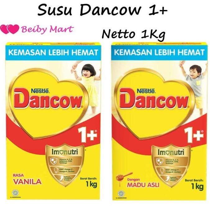 

BARU SUSU DANCOW TAHAP 1+ RASA VANILA / MADU BERAT ISI 1 KILOGRAM
