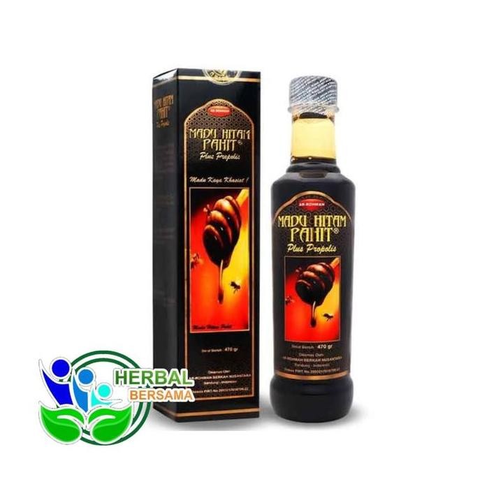 

BARU MADU HITAM PAHIT ARROHMAH | MADU HITAM PLUS PROPOLIS AR-ROHMAH 470 GR