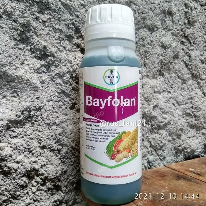 

Terlaris Pupuk Cair Npk Dan Mikro Lengkap Bayfolan 250Ml : N 11%,P 8% K 6%