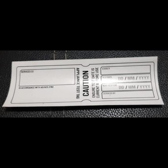 Ready stock] Appliance test tags offer visible proof that equipment has been tested