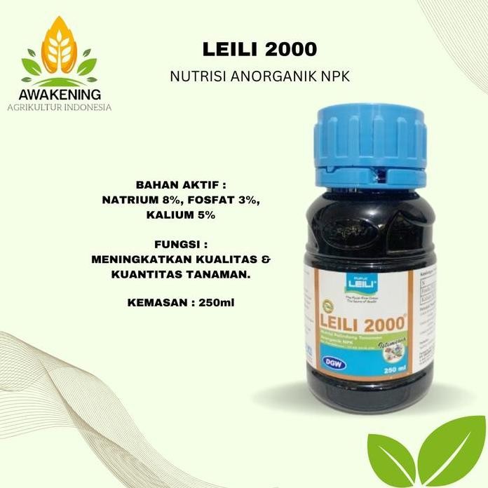 

Terlaris Leili 2000 Npk 250Ml Nutrisi Pelindung Tanaman