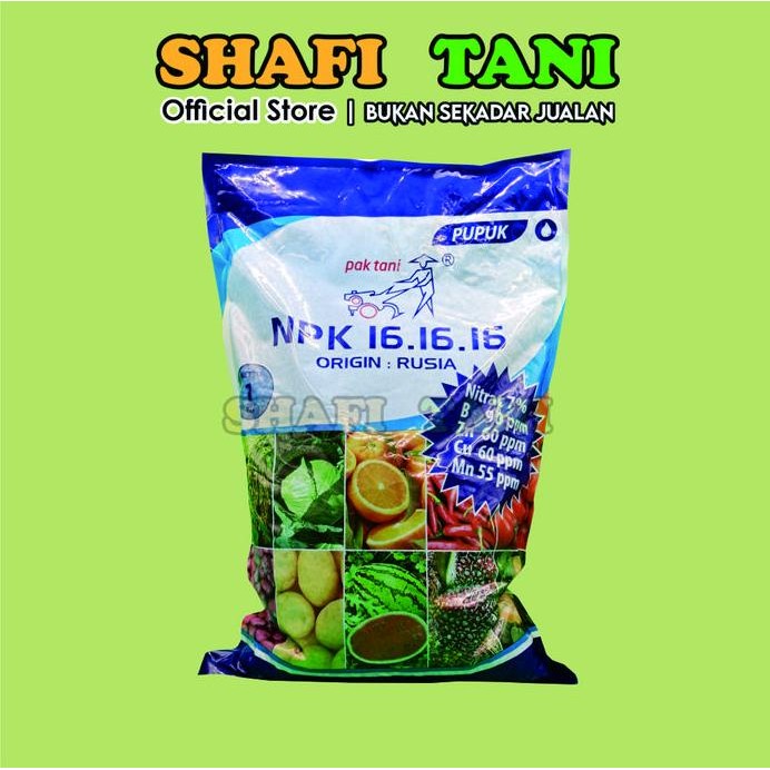 

Terlaris Pupuk Npk 16 16 16 - Nitrogen Fosfat Kalium Untuk Pertumbuhan Tanaman Pak Tani