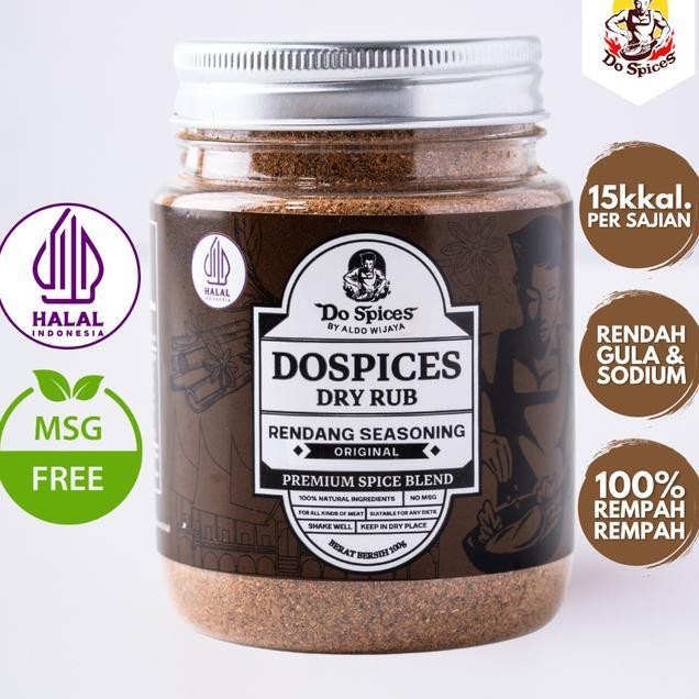 

Dopice Healthy Dry Rub Rendang Eaoning Bumbu Marinai Rendah Al 100 Gr Bubu Rempah N Rendah Gula Rendah Lema