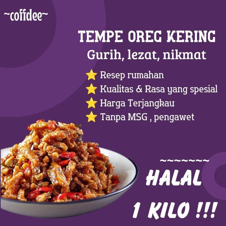 

SUPER 1KG!! Orek Tempe Balado