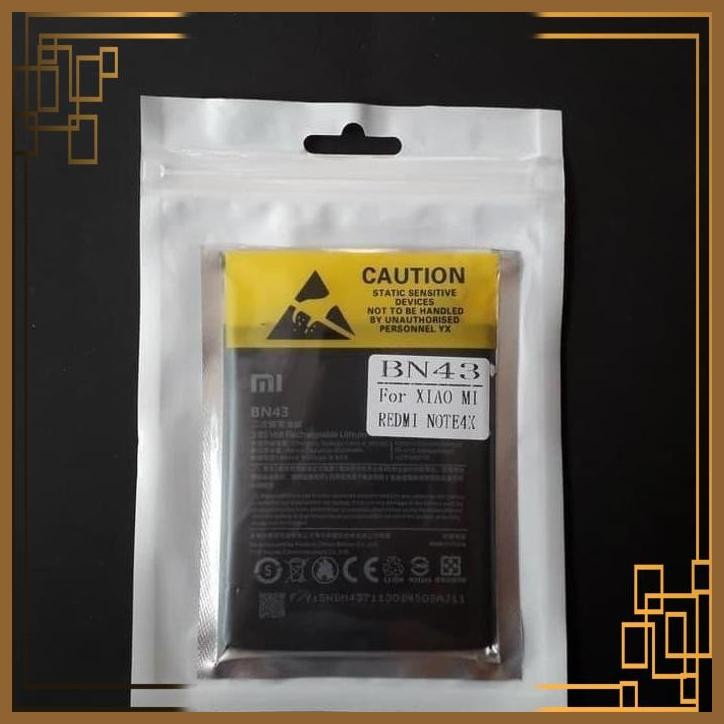 [PTC] BATTERY BATRE BATERAI XIAOMI REDMI NOTE 4X BN43 BN-43 ORIGINAL 100%