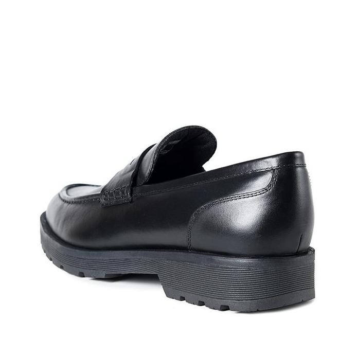 Promo Prabu - Sepatu Kulit Slip On Pria Prayoga Black Loafers Shoes Flat