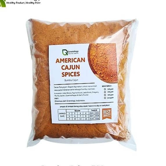 

American Cajun Eaoning Bumbu Cajun Bubu Gram By Granology