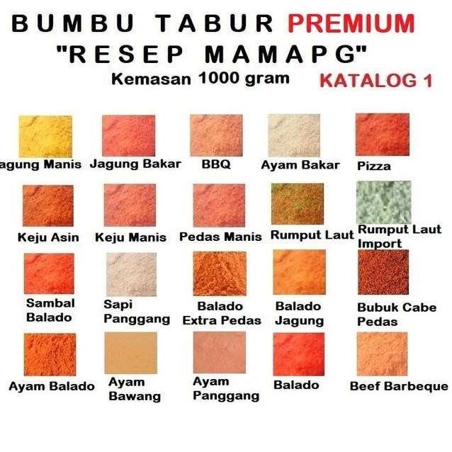 

1 Gr 1 G Bumbu Tabur Bubu Tabur Bumbu Eripi Entang