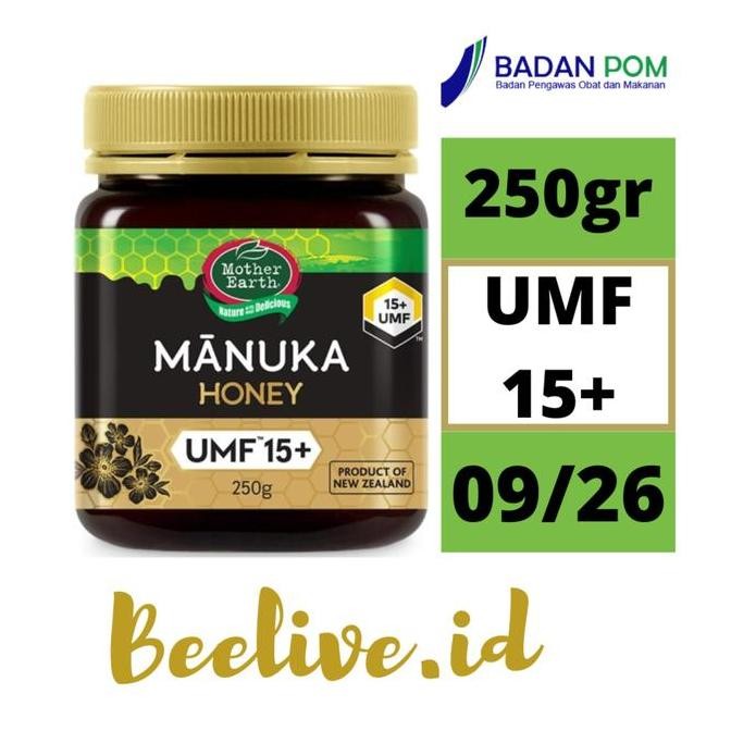 

BARU MADU MOTHER EARTH MANUKA HONEY UMF 15+ 250 GRAM