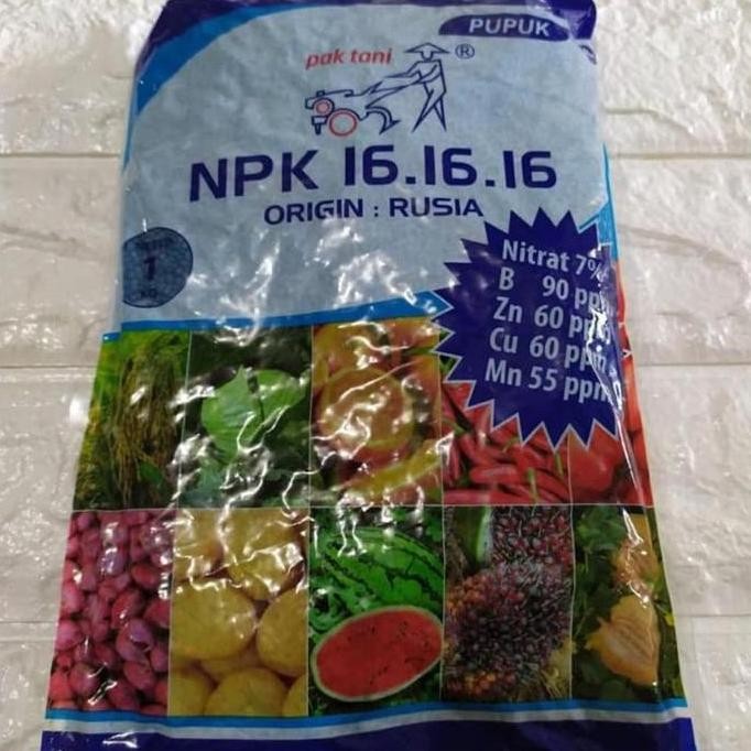 

Terlaris Npk 16-16-16 Pak Tani Penyubur Buah, Bunga, Daun, Dan Akar