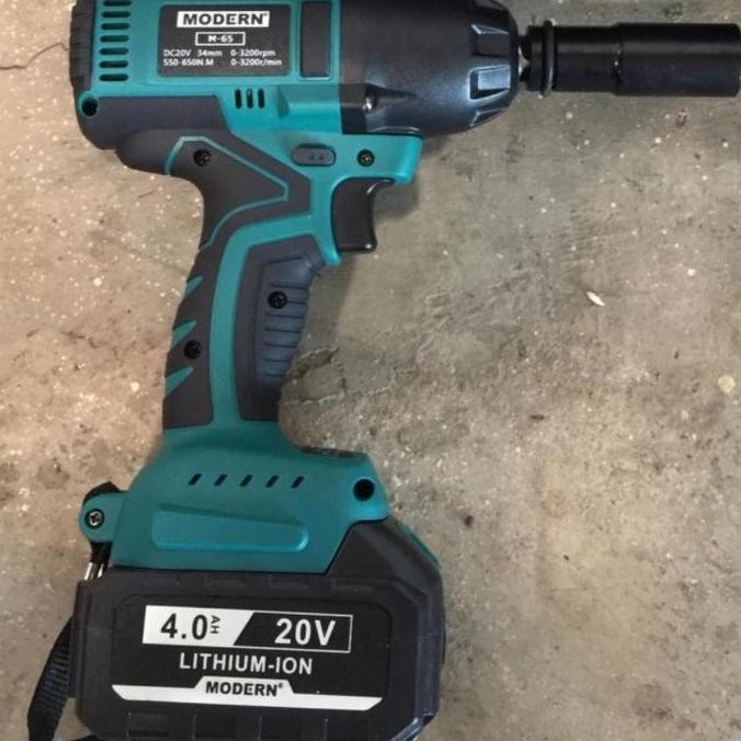 Modern M65 20 Volt Max Cordless Impact Wrench M 65 Buka Baut Ban Mobil Termurah