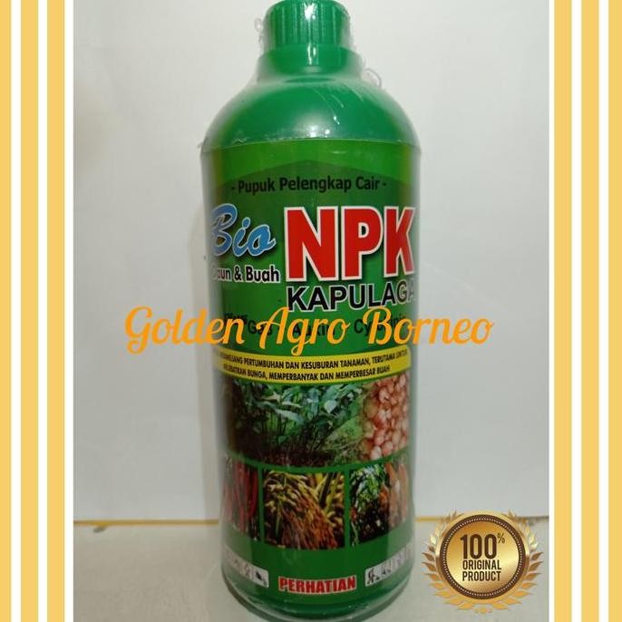 

Terlaris Pupuk Cair Bio Npk Kapulaga 1Lt Liter