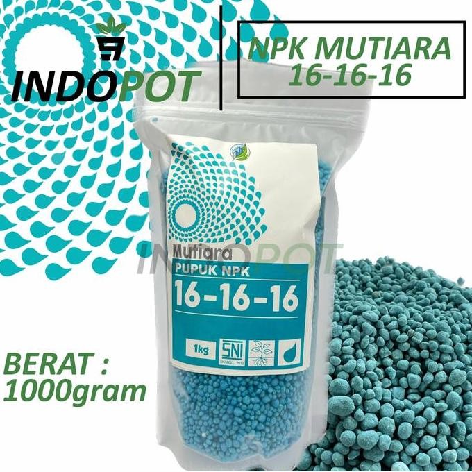 

Terlaris Pupuk Npk 16-16-16 Penyubur Bunga Dan Buah Kemasan 1000Gr