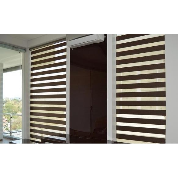 Murah Onna Rainbow Blinds - Tirai Jendela Gulung Tarik Roller Blinds Zebra