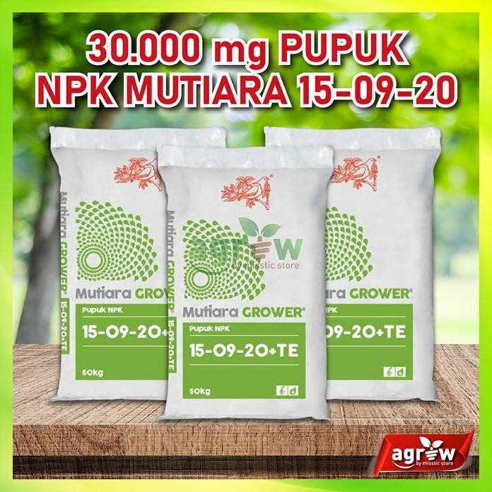 

Terlaris Npk Mutiara Grower 15 09 20 Te Pupukbnutrisi Pertumbuhan Bunga Buah