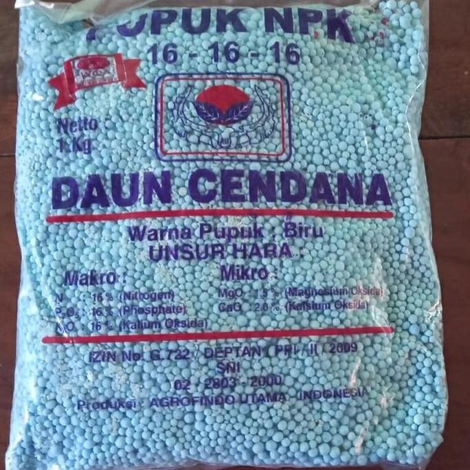 

Terlaris Pupuk Npk 16 16 16 Cendana 1Kg