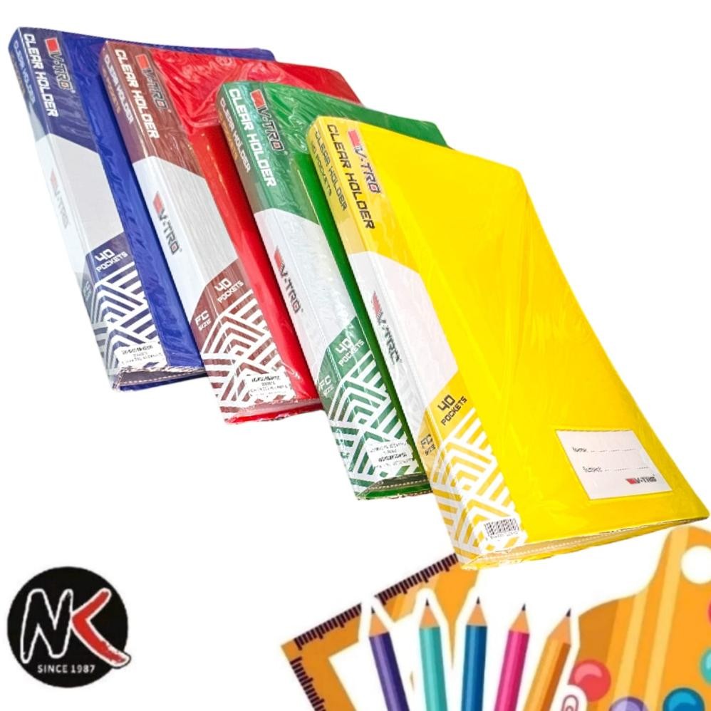 

Ready Clear Holder F4 Isi 40/Map Plastik F4 Isi 40/Pocket Folio Isi 40/Document Keeper F4 Isi 40