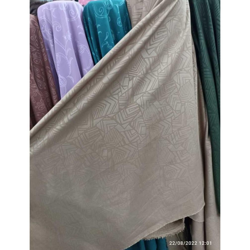 Ready Kain Bahan Wolfis/Wolvis/Woolpeach Embos