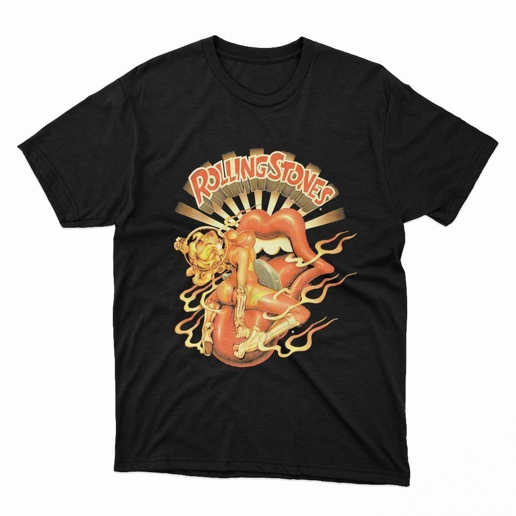 Baju Kaos Rolling Stones Japan Tour T-Shirt Premium Cotton Combed 24s Original 100% | Pinky Project