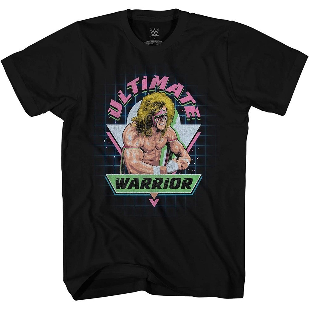 Baju Kaos WWE Mens Ultimate Warrior T-Shirt Premium Cotton Combed 24s Original 100% | Pinky Project
