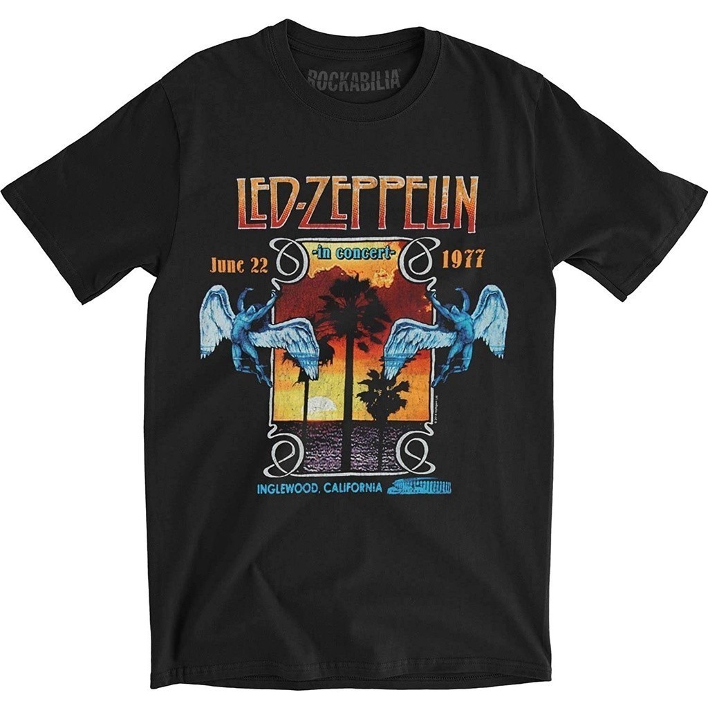Baju Kaos Led Zeppelin Men's Inglewood T-Shirt Premium Cotton Combed 24s Original 100% | Pinky Proje