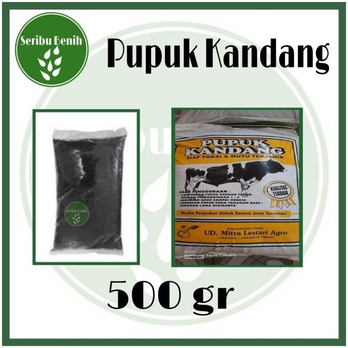 

Terlaris Jtm'' Pupuk Kandang Repack 500Gr - Media Tanam Pupuk Alami