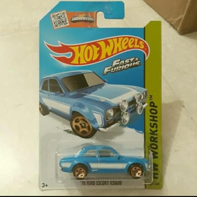 hotwheels 70 ford escort rs1600 fast furious