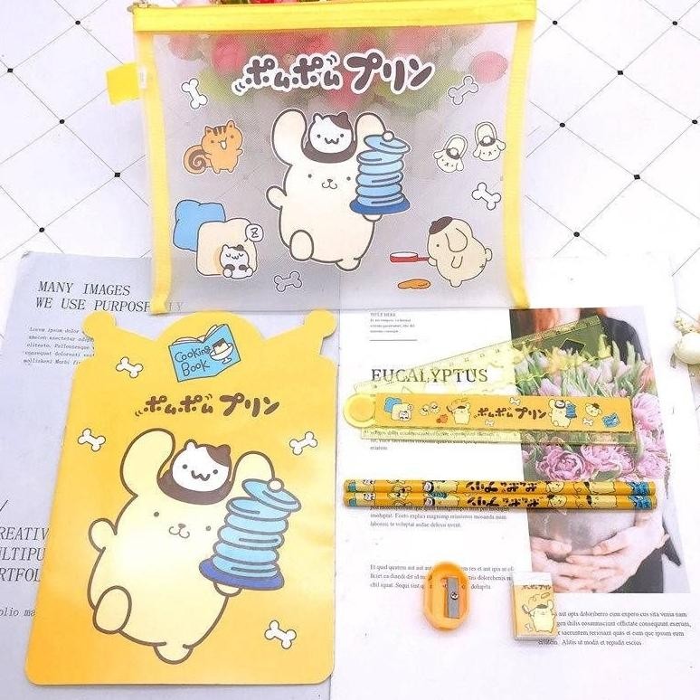 

Ready Kotak Pensil Jaring Pouch Tas Melody Cinnamoroll Kuromi Pom Pompurin Set Alat Tulis Hadiah Siswa Notebook Penggaris Lipat Pensil Rautan Penghapus Eraser Cute Pencil Paket Stationery Anak Belajar Sekolah