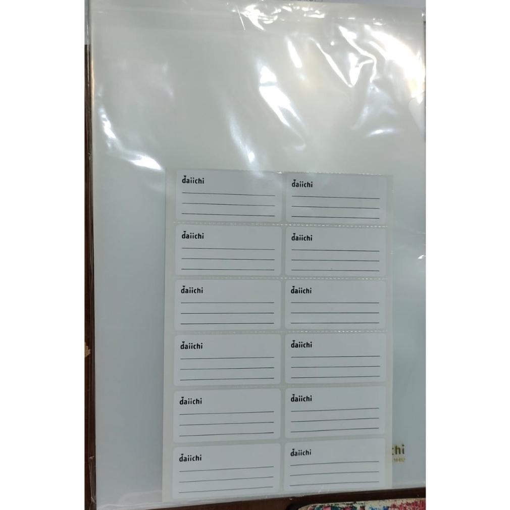 

Ready Clear Sleeve / Map Bening / Map L "Daiichi" A4 / Folio Per Lusin