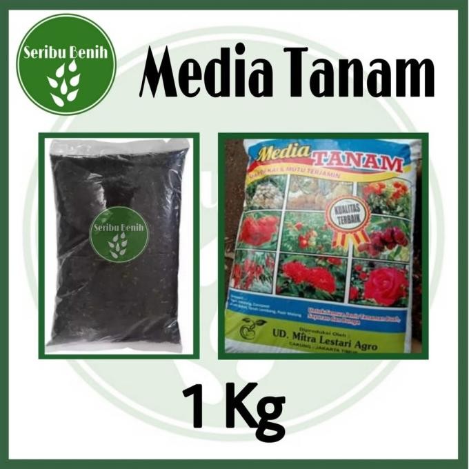 

Terlaris Rekomendasi !! Media Tanam Tanah Subur 1Kg Repack 1000Gr - Pupuk Kandang Kompos Siap Pakai Praktis [ Seribu ]