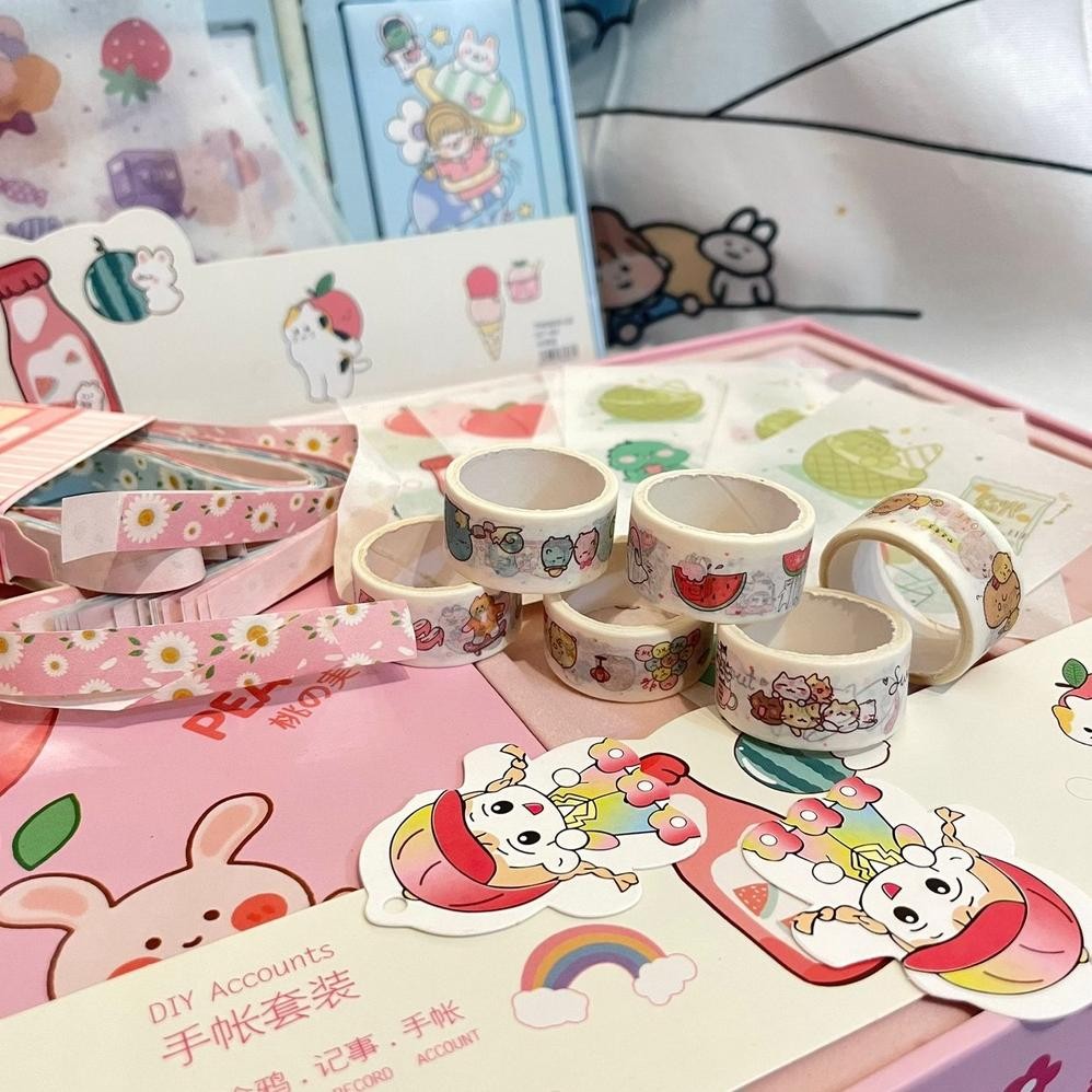 

Ready Paket Jurnal 7 In 1 Karakter Buah Peach Pink Biru Free Box Include Solatip Buku Mini Kertas Bintang Sticky Notes Sticker Sheet Pulpen Fancy Stuff Best Gift Present For Birthday Event Souvenir Alat Tulis Kantor Sekolah Grosir Kado Ulang Tahun Co