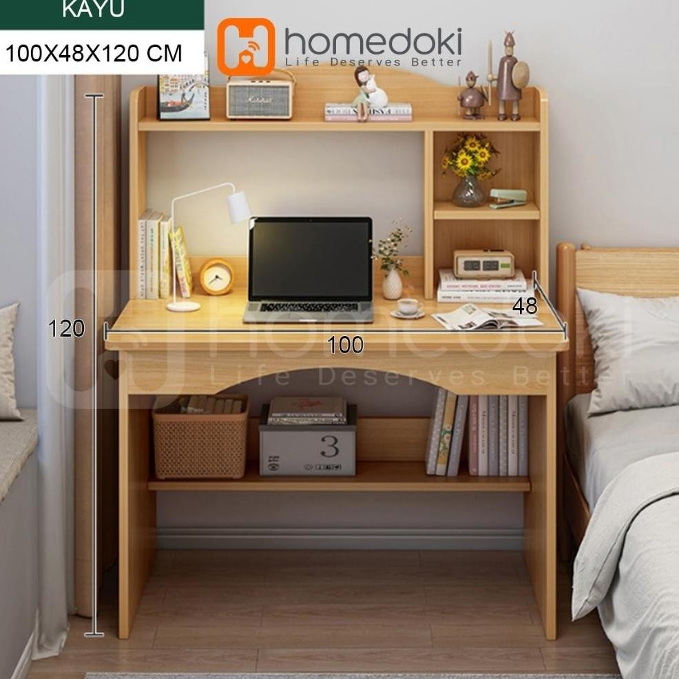 Meja Belajar/Meja Belajar Anak/Meja Belajar Minimalis/Meja Belajar Aesthetic/Meja Rias Putih