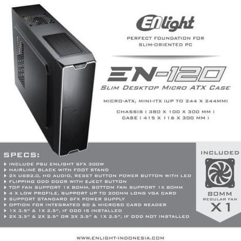 BEBAS ONGKIR - Enlight EN120 Slim Case