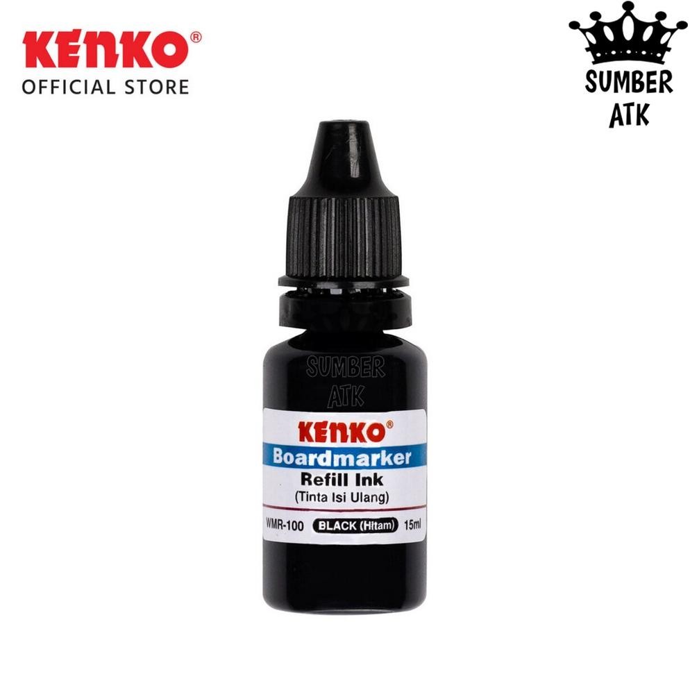 

Ready Kenko Whiteboard Ink Refill / Refill Tinta Spidol Papan Tulis Wmr-100 Permanen Pmr-100 Hitam Biru