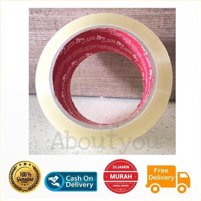 

Promo GROSIR ISI 6 LAKBAN BENING murah 2 inch 90 yar 48 mm kualitas daimaru khusus pedagang COD