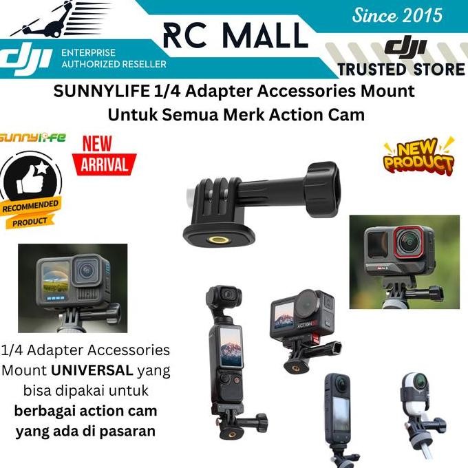 Adapter DJI Osmo Action 4 Pocket Tripod Mounting Bracket Holder