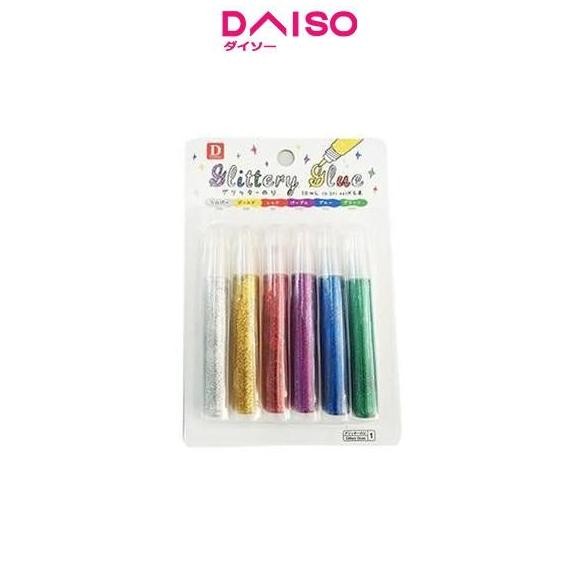 

Promo Daiso Glittery Glue -10mL - 0.3fl oz - 6 pcs.- COD