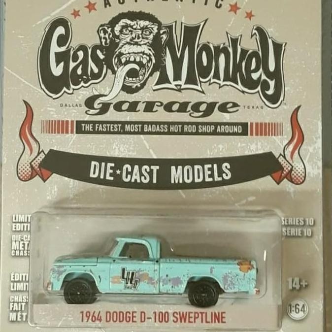greenlight gas monkey 1964 dodge D 100 sweptline