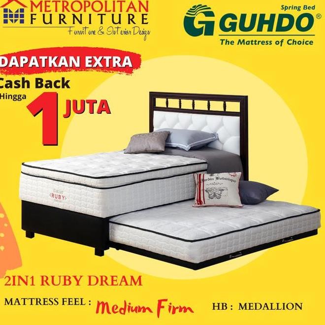 Kasur Springbed Guhdo 2in1 Ruby Dream Natural Latex