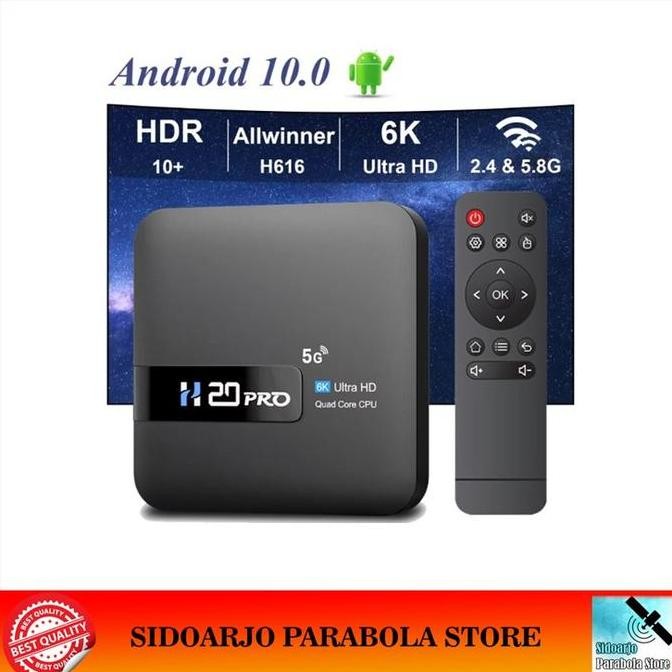 NEW Set Top Box Smart TV Android Box Digital H20Pro H20 Pro 4K UHD Resolution Wifi USB HDMI AV Outpu