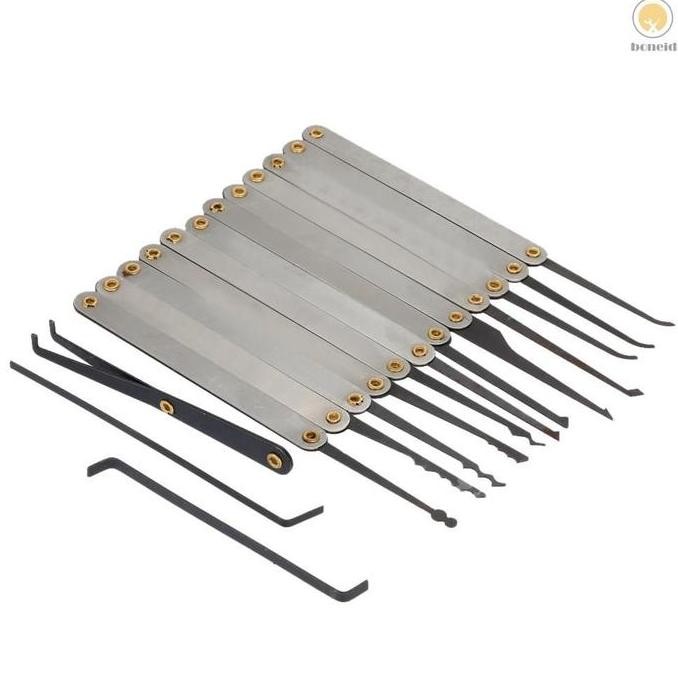 Terjangkau Isi 15 Door Lock Pick Quick Opener Tools Set Locksmith Tools Lock Pick