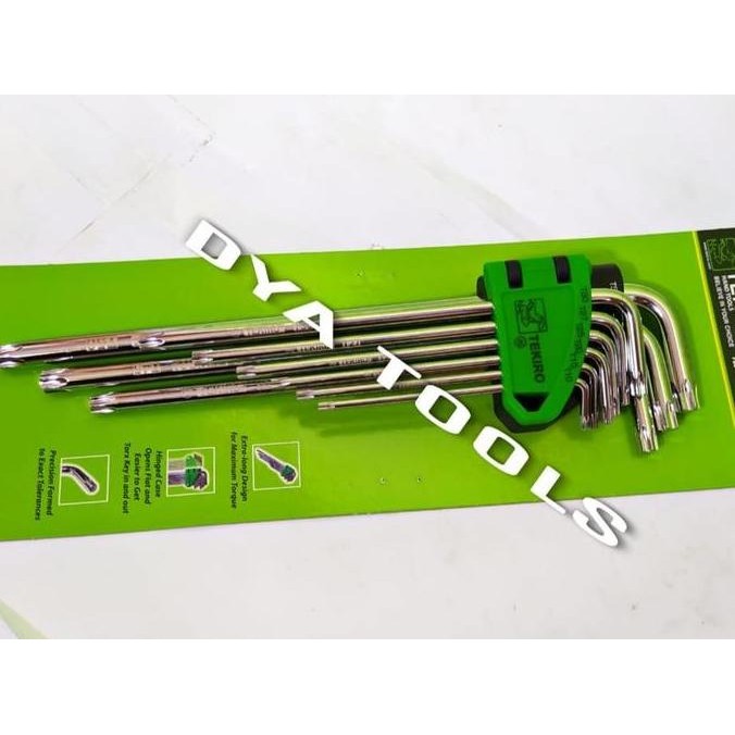 Spesial Kunci L Biasa Kombinasi Bintang 9 Pcs Panjang Extra Long Murah Tekiro