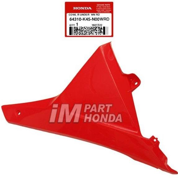 64310-K45-N00WRD Cowl R Under Under Cowl Kanan CBR 150 R K45A Merah