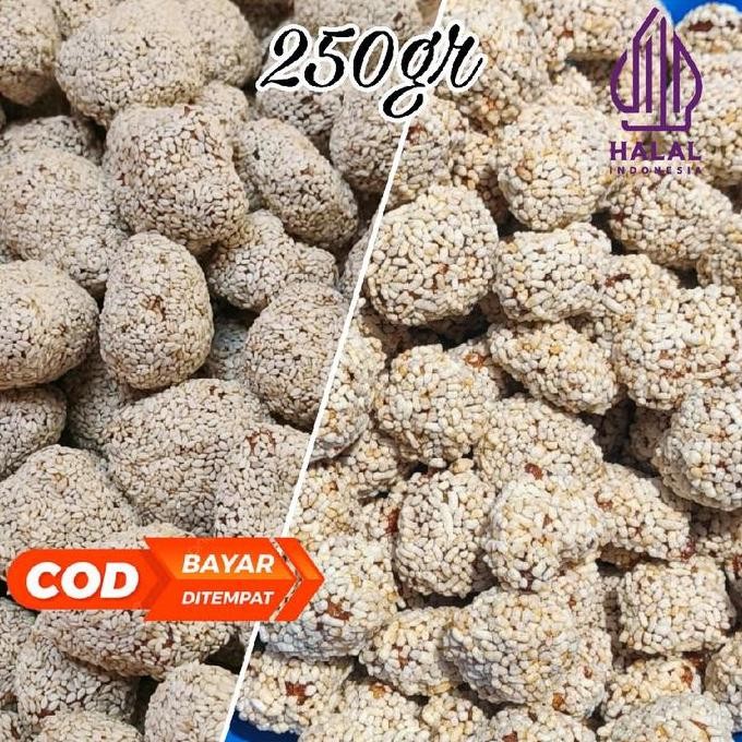 

Terlaris 250Gr - Manco Wijen / Ketan | Kue Tai Kucing | Khas Trenggalek Tradisional Manis Gurih Gula Aren Jahe