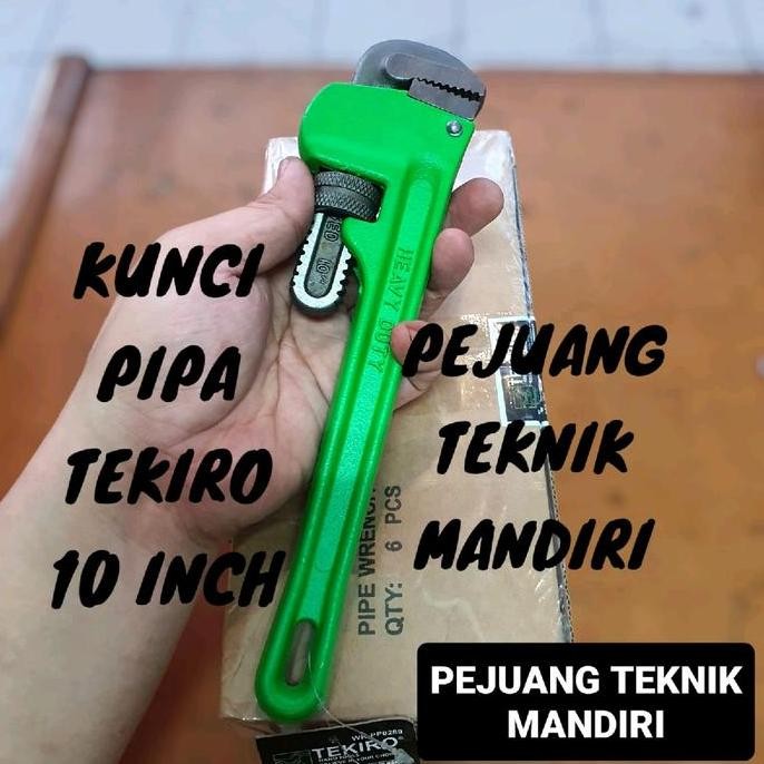 Miliki Kunci Pipa Tekiro 10 Inch / Kunci Ledeng Tekiro 10" / Pipe Wrench Tekiro 10 Inch