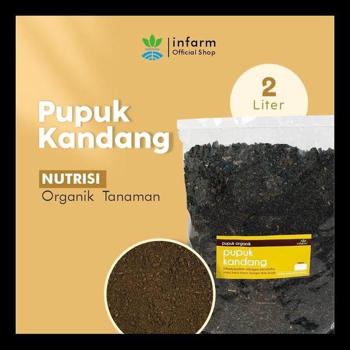 

Terlaris Media Tanam Organik Pupuk Kandang 2,5 Liter Infarm