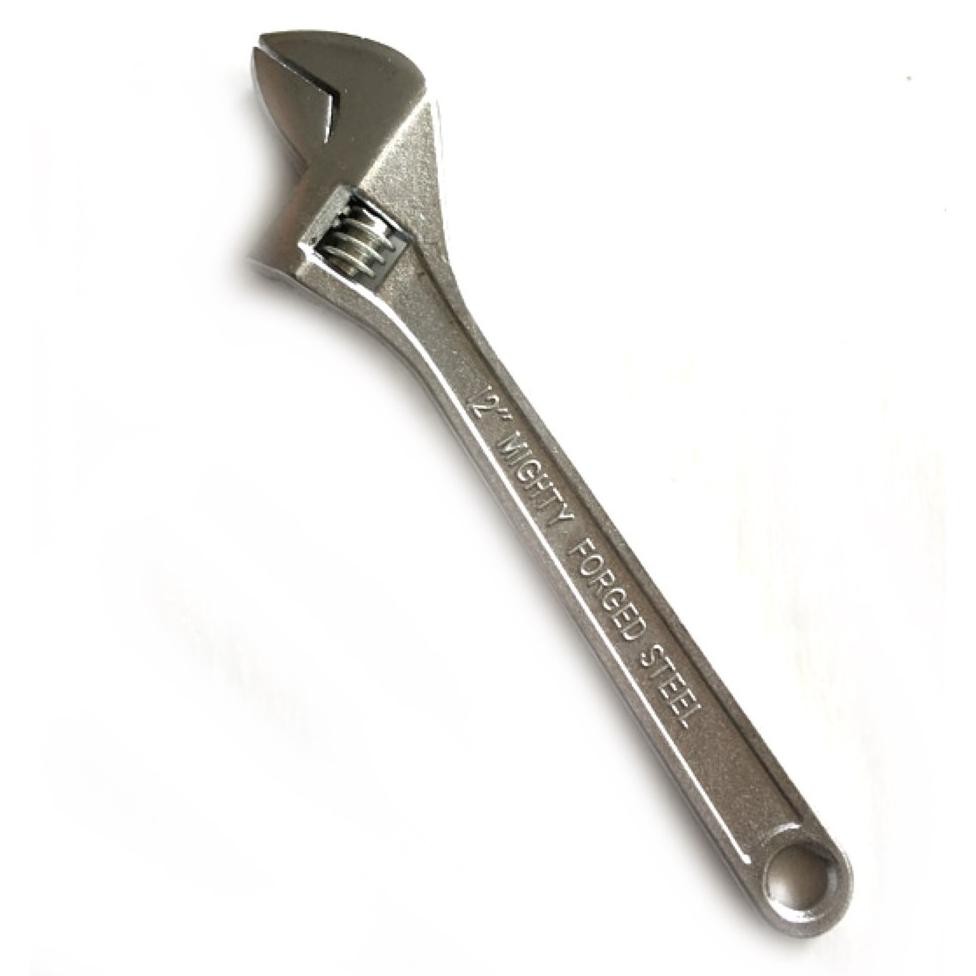 Terlaris Kunci inggris 12" Adjustable Wrench 12 Inch Konci Mighty Forged Steel
