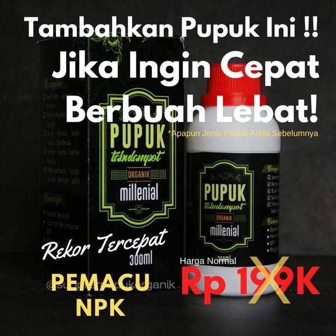 

Terlaris Booster Pupuk Npk Bikin Tanaman Lebih Cepat Berbunga Dan Berbuah !!!